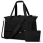 black waterproof women gym duffel bag,custom,front