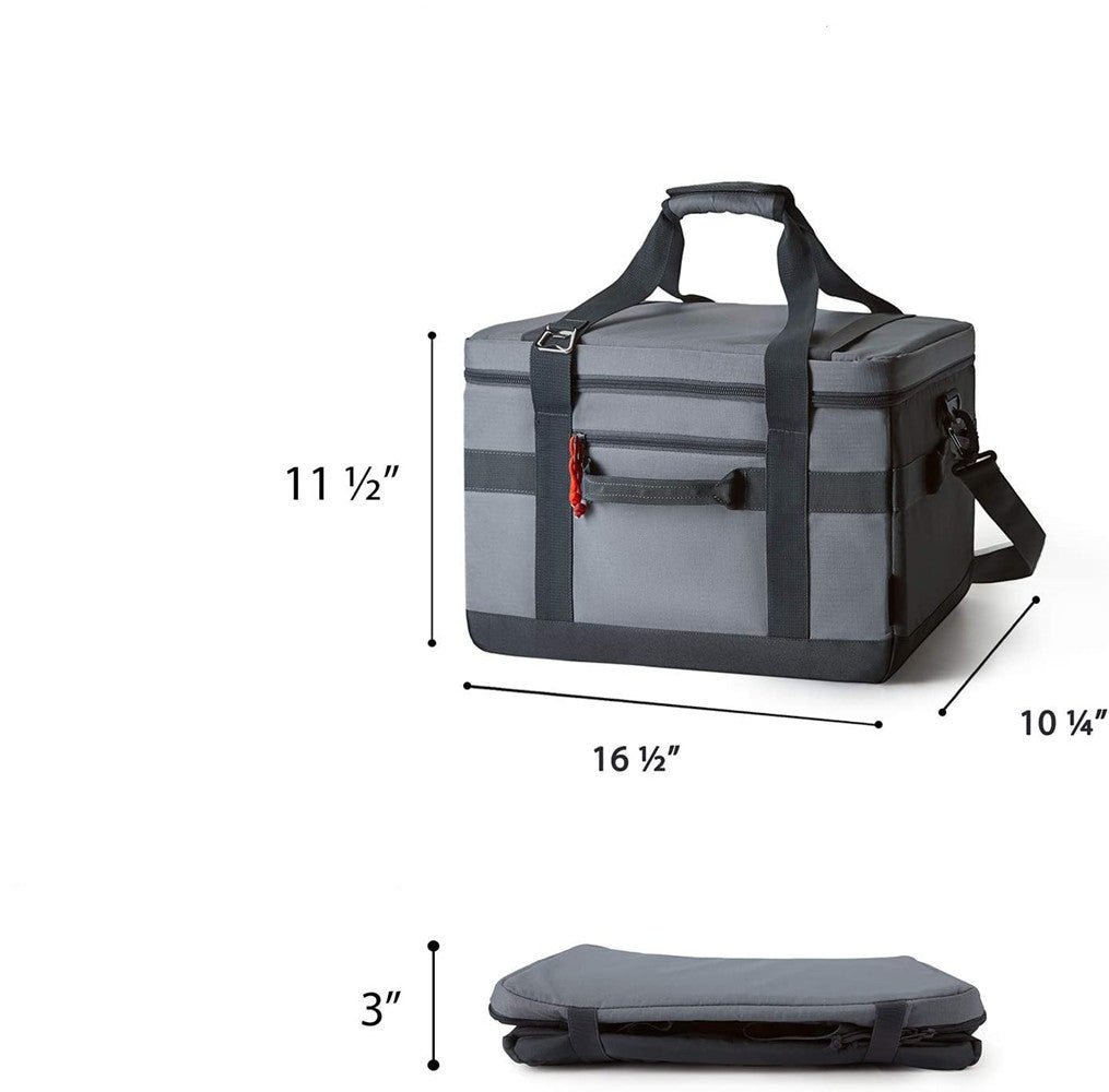 gray oxford insulated camping bag,custom,dimensions