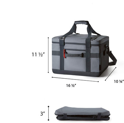 gray oxford insulated camping bag,custom,dimensions