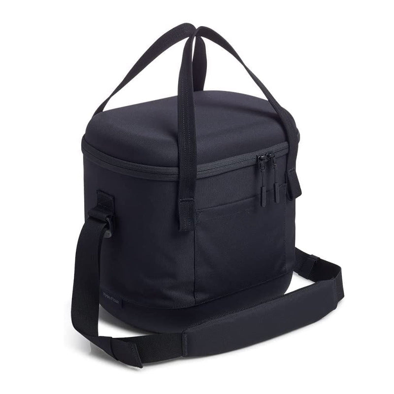 black oxford insulated ice bag,custom,front 02