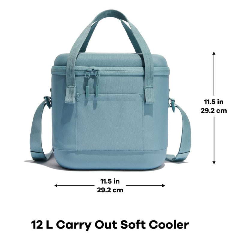 lake blue oxford insulated ice bag,custom,dimensions