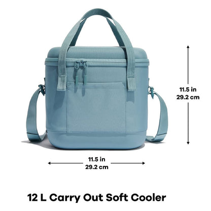 lake blue oxford insulated ice bag,custom,dimensions