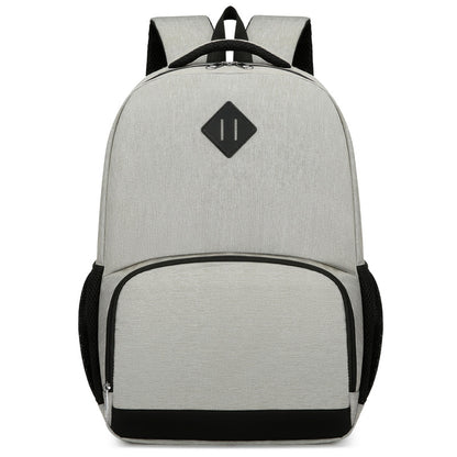 gray fanlosn waterproof insulated laptop backpack,custom,front
