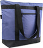 blue oxford insulated shopping bag,custom,front