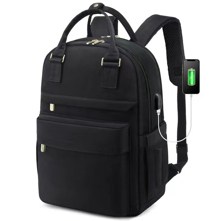 purple black fanlosn fashion laptop backpack women,custom,si