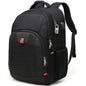black fanlosn anti theft laptop backpack,custom,side 02