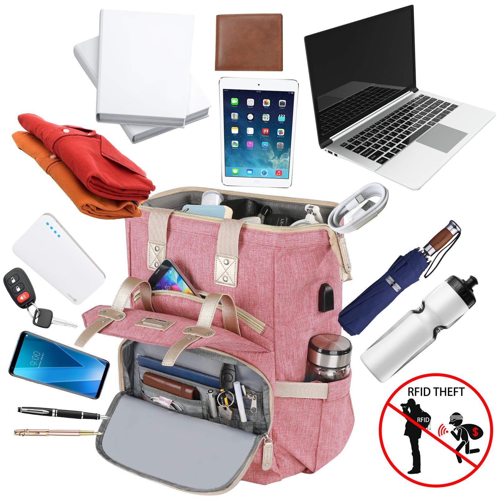 large capacity diaper backpack for work travel and parenting