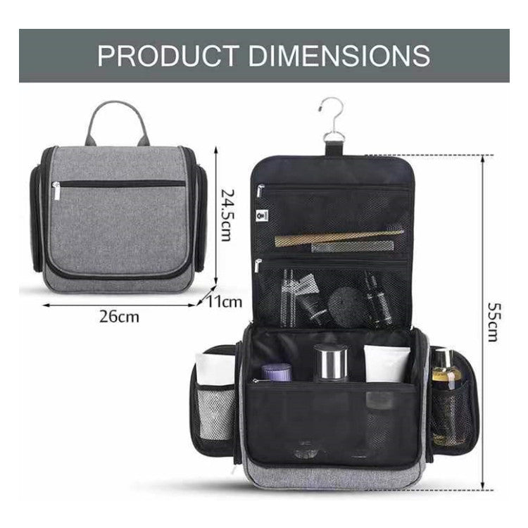 large travel toiletry organizer dimensions for bathroom storage