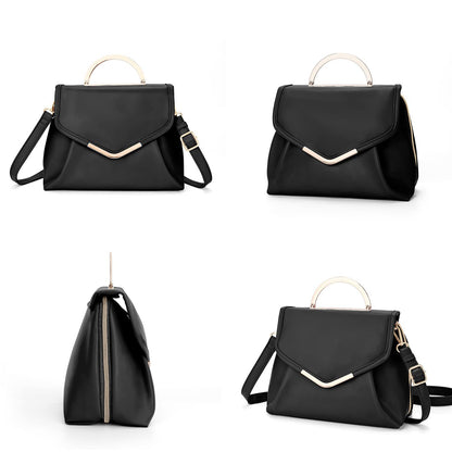 leather cosmetic bag with stylish pu leather handbag design