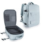 light blue travel laptop backpack for business and school