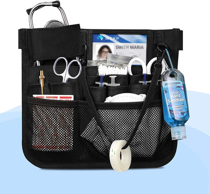 black rfid medical waist bag,custom,front