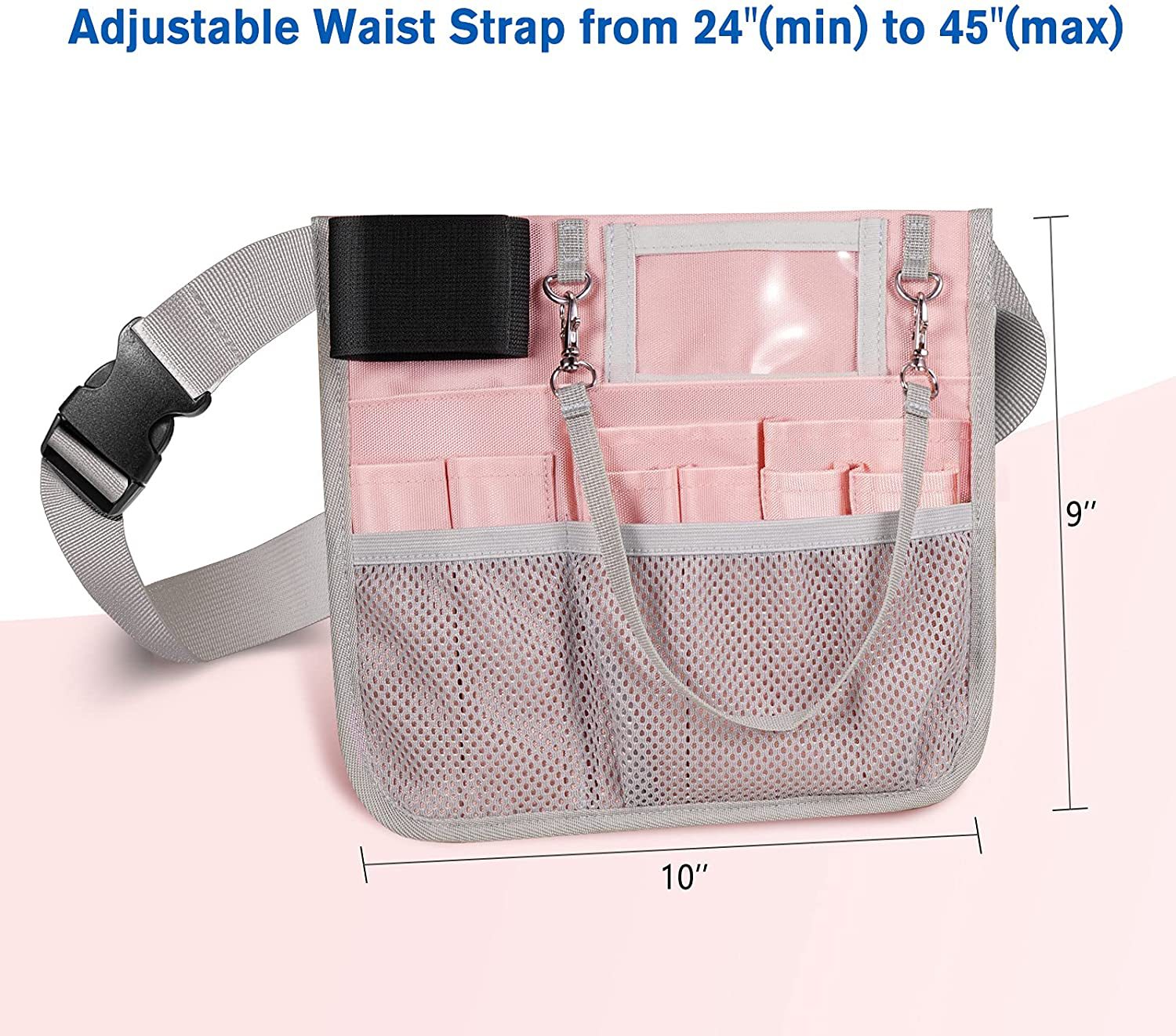 pink rfid medical waist bag,custom,dimensions