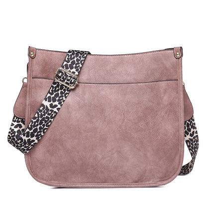 pink fanlosn pu leather messenger bag women,custom,front