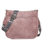 pink fanlosn pu leather messenger bag women,custom,front
