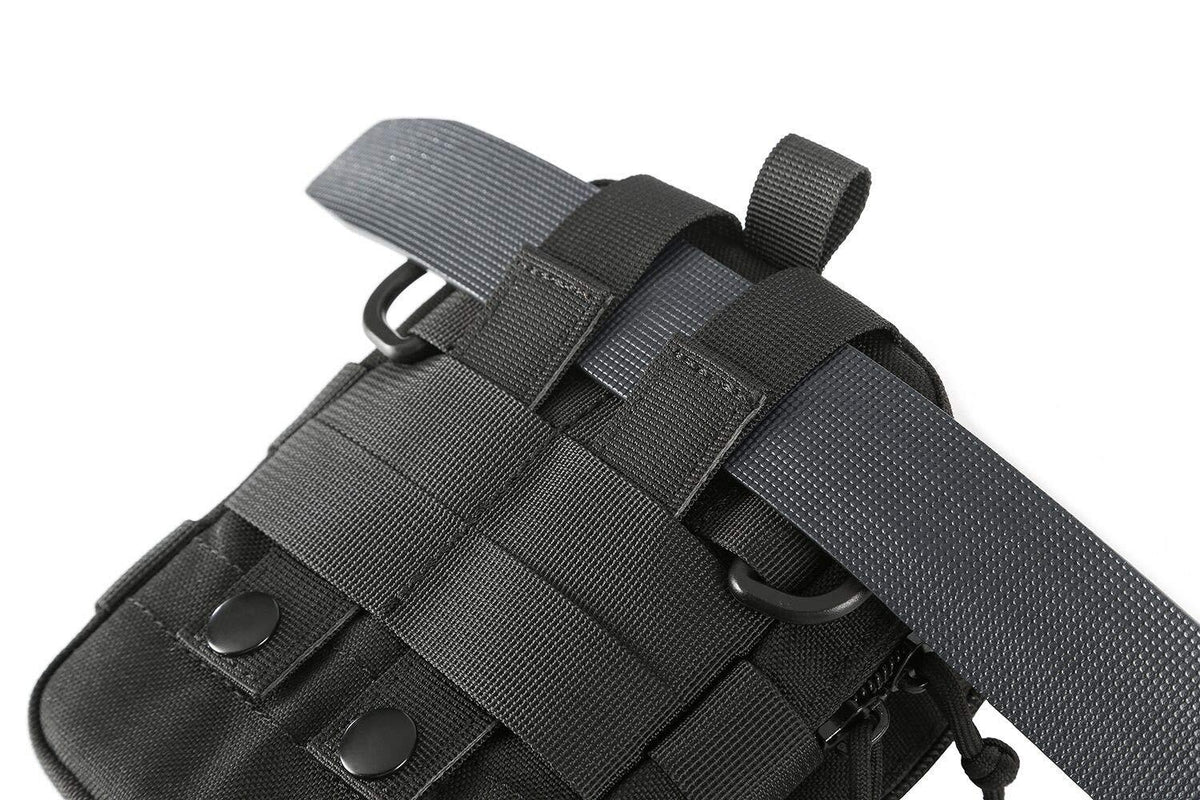 black nylon military accessory bag,custom,back