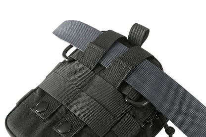 black nylon military accessory bag,custom,back