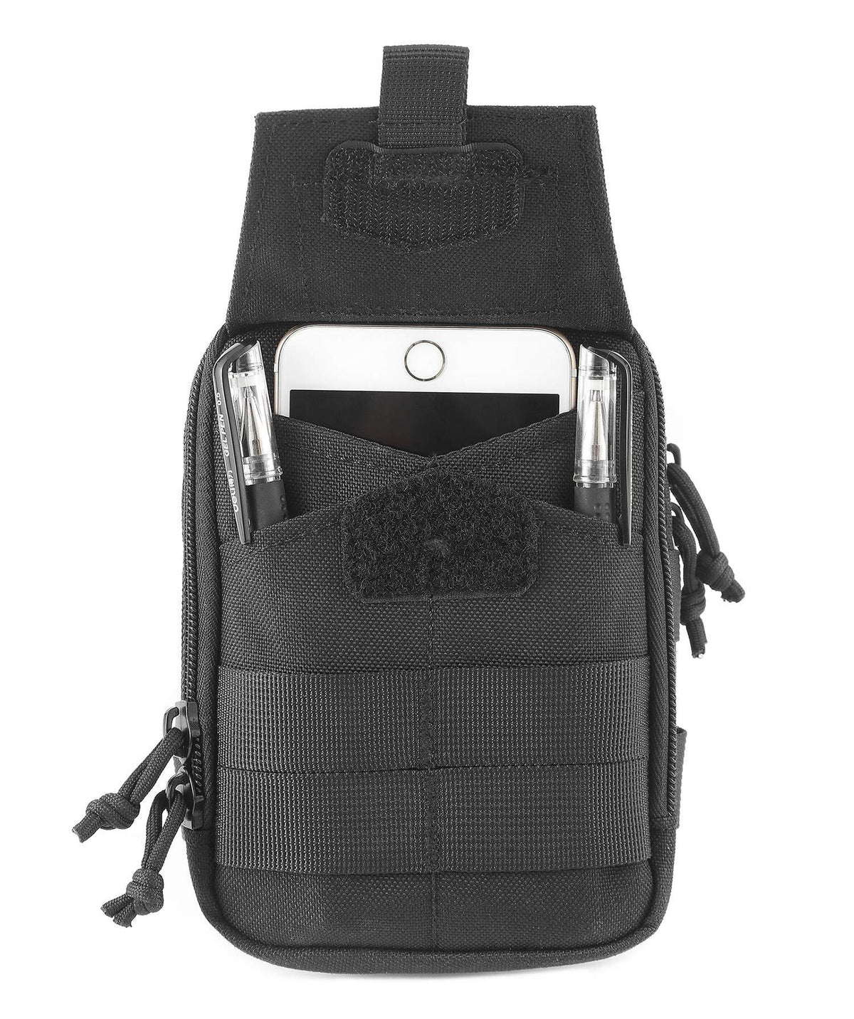 black nylon military accessory bag,custom,front