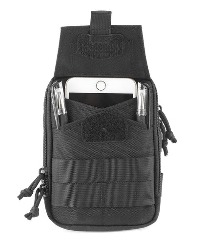 black nylon military accessory bag,custom,front