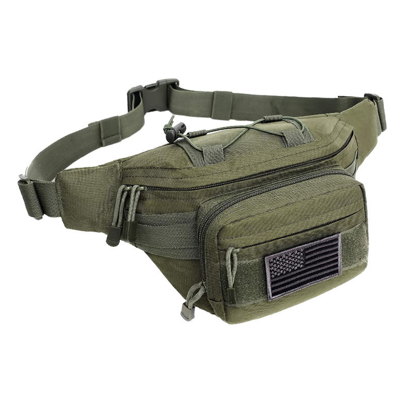 army green cordura waterproof military waist pack,custom,front