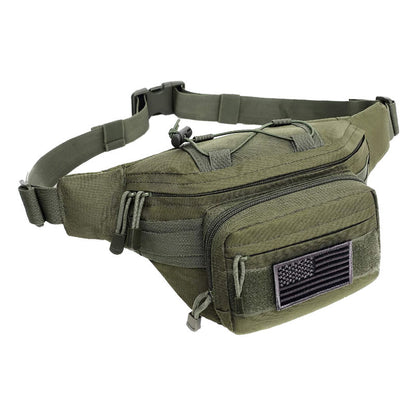 army green cordura waterproof military waist pack,custom,front