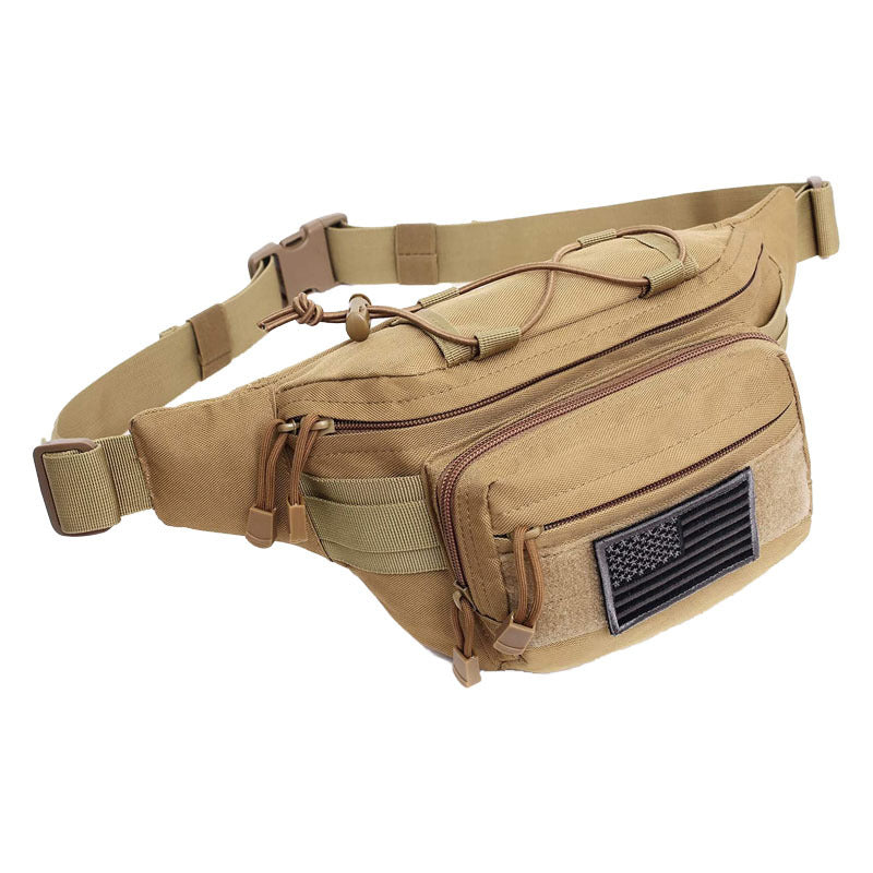 khaki cordura waterproof military waist pack,custom,front