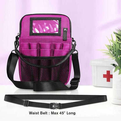 purple polyester nurses waist bag,custom,detail