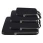black nylon waterproof fanlosn packing cubes set,custom,front 04