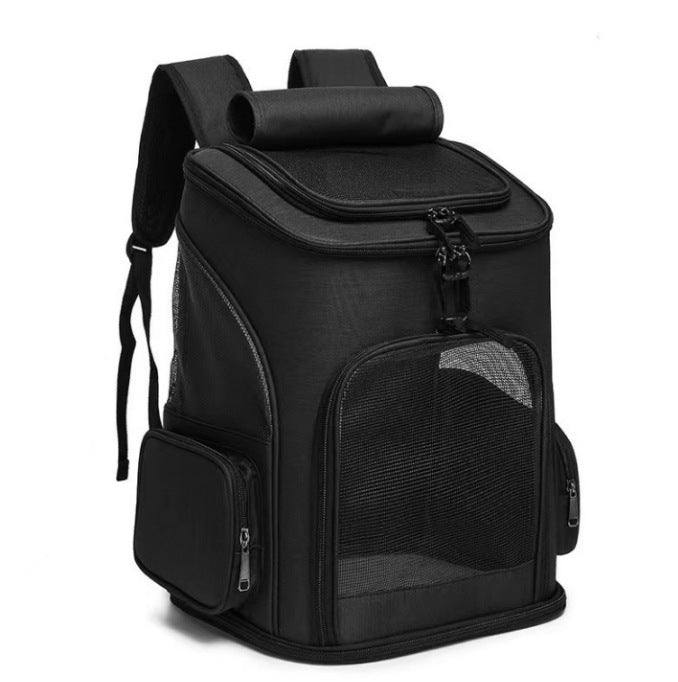 black fanlosn foldable pet backpack,custom,front