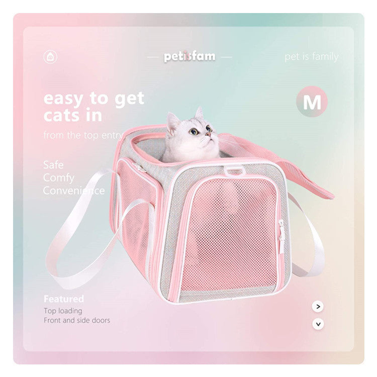 light pink pet tote bag,custom,front