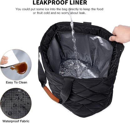 black large oxford picnic lunch bag,custom,inner