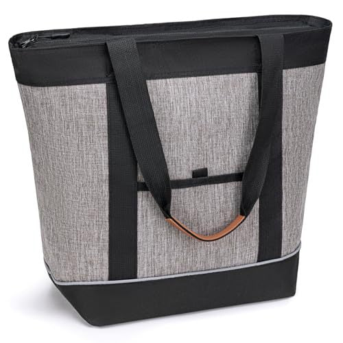 gray large oxford picnic lunch bag,custom,front