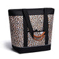 leopard print large oxford picnic lunch bag,custom,front