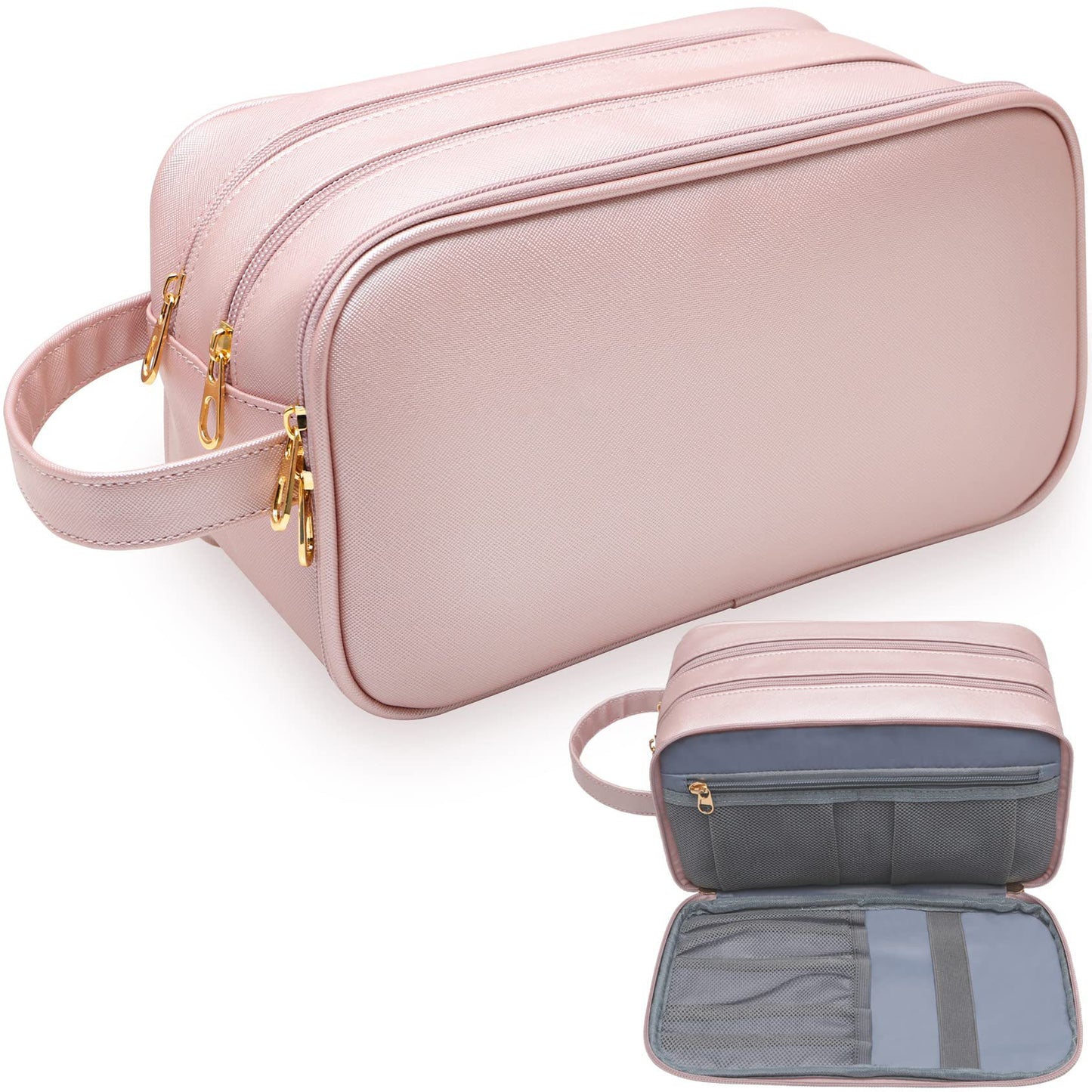 pink custom toiletry bag wholesale for travel brands