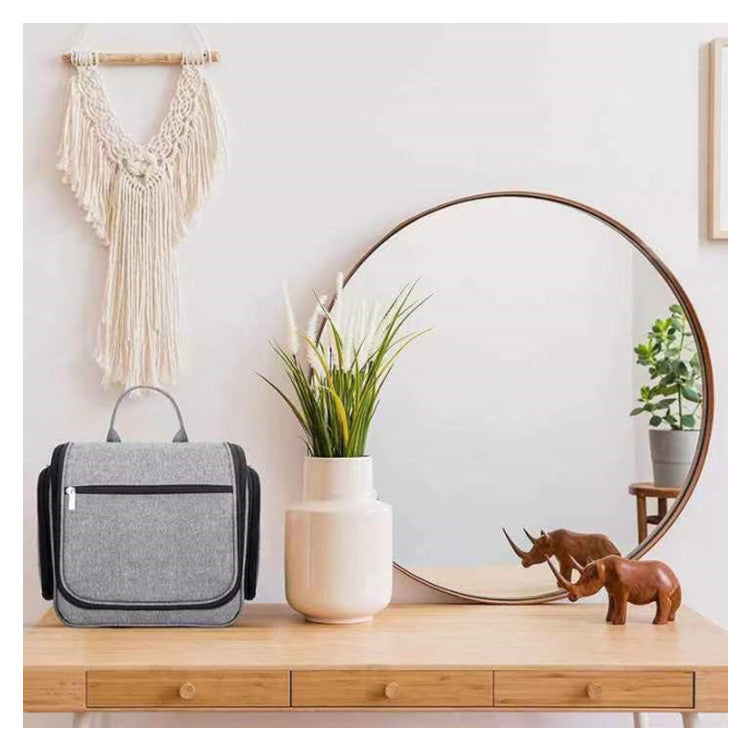 portable travel toiletry organizer bag for hotel and outdoor use