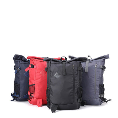 roll top backpack available in multiple custom colors