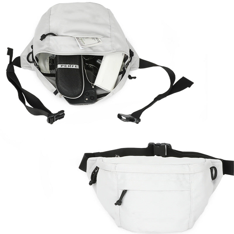 white waterproof running belt bag,custom,display
