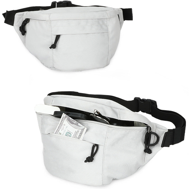 white waterproof running belt bag,custom,side