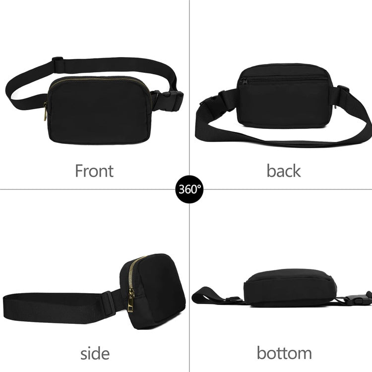 black nylon running chest pack,custom,display