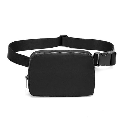 black nylon running chest pack,custom,front