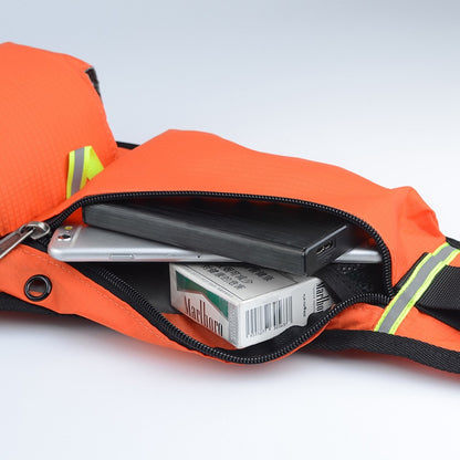 orange running phone waist bag,custom,inner