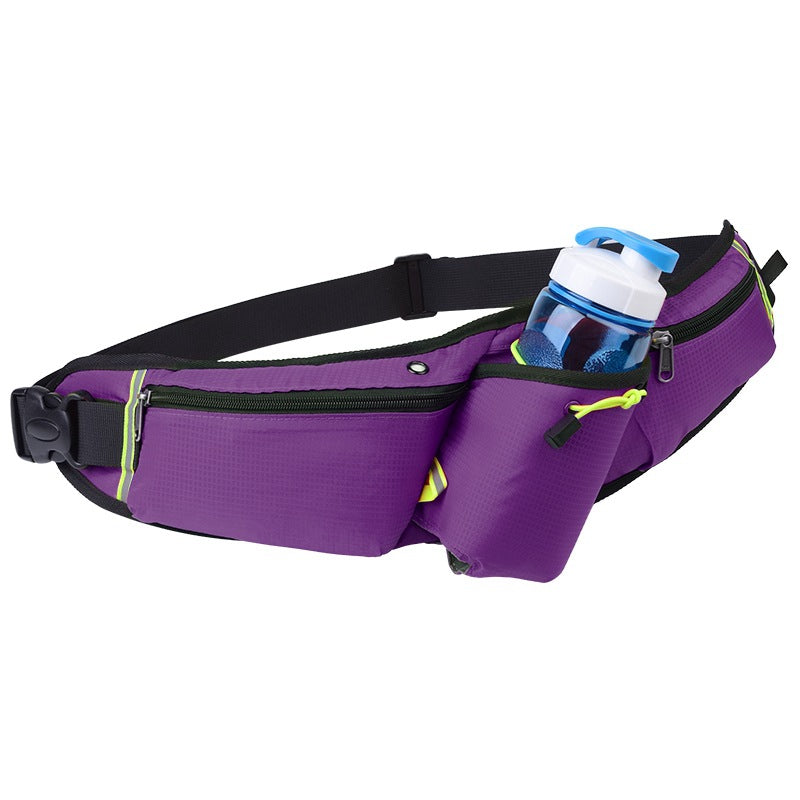 purple running phone waist bag,custom,front