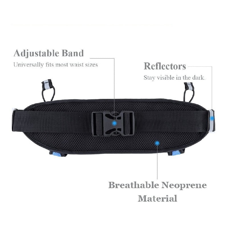 black waterproof running waist bag,custom,back