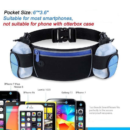 black waterproof running waist bag,custom,dimensions