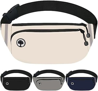 white polyester running waist pack,custom,front