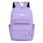 purple lightweight fanlosn girls school backpack,custom,front