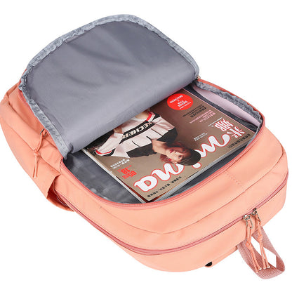 school backpack main compartment for books tablet and daily school supplies