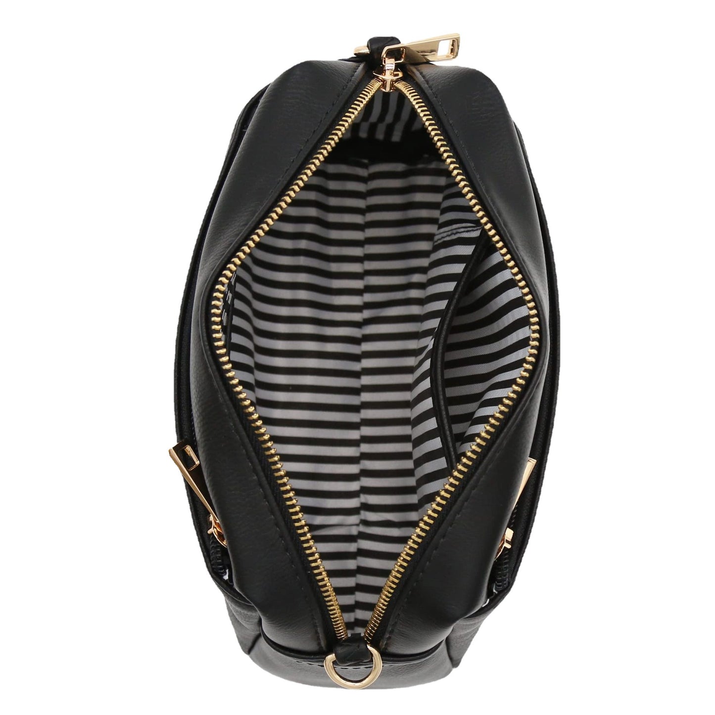 black pu leather women shoulder bag,custom,inner