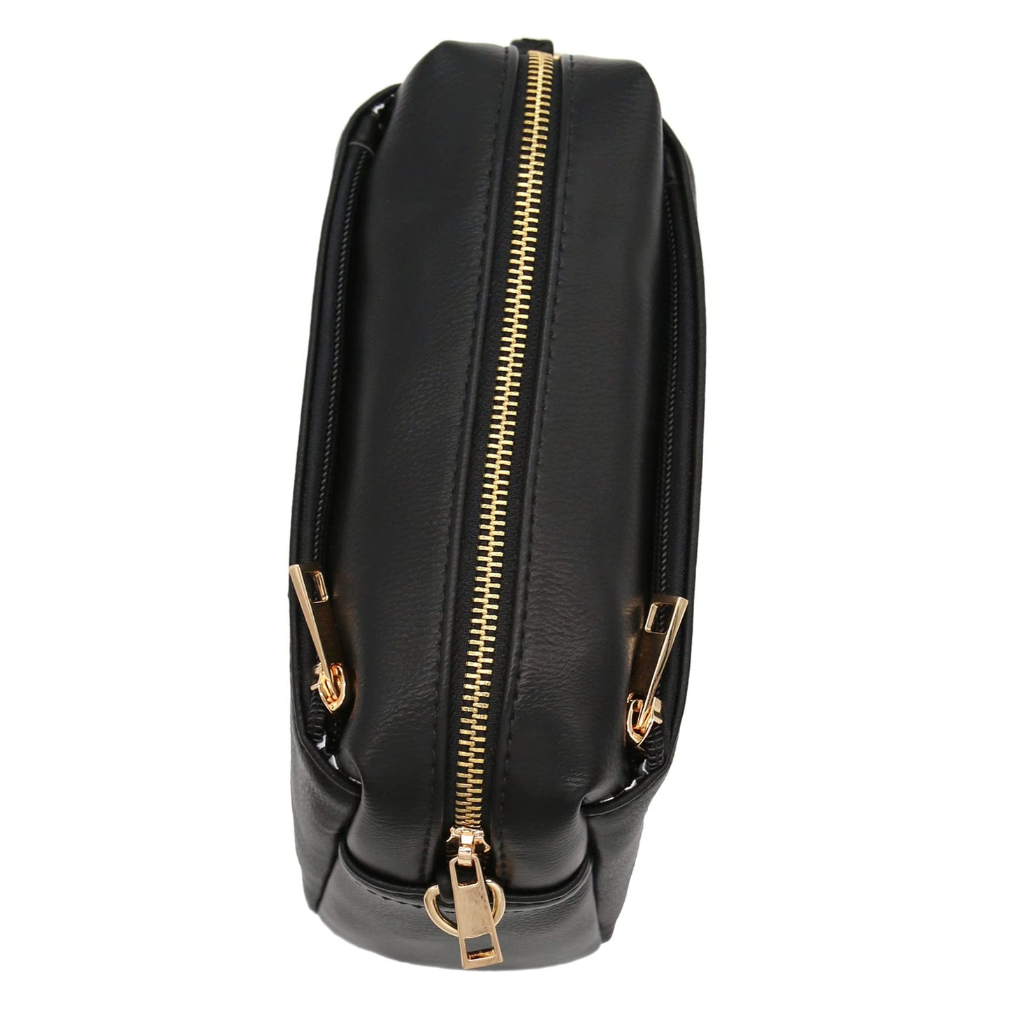 black pu leather women shoulder bag,custom,side