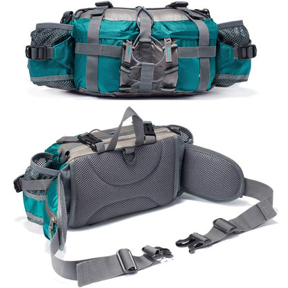 peacock blue nylon sports belt bag,custom,display