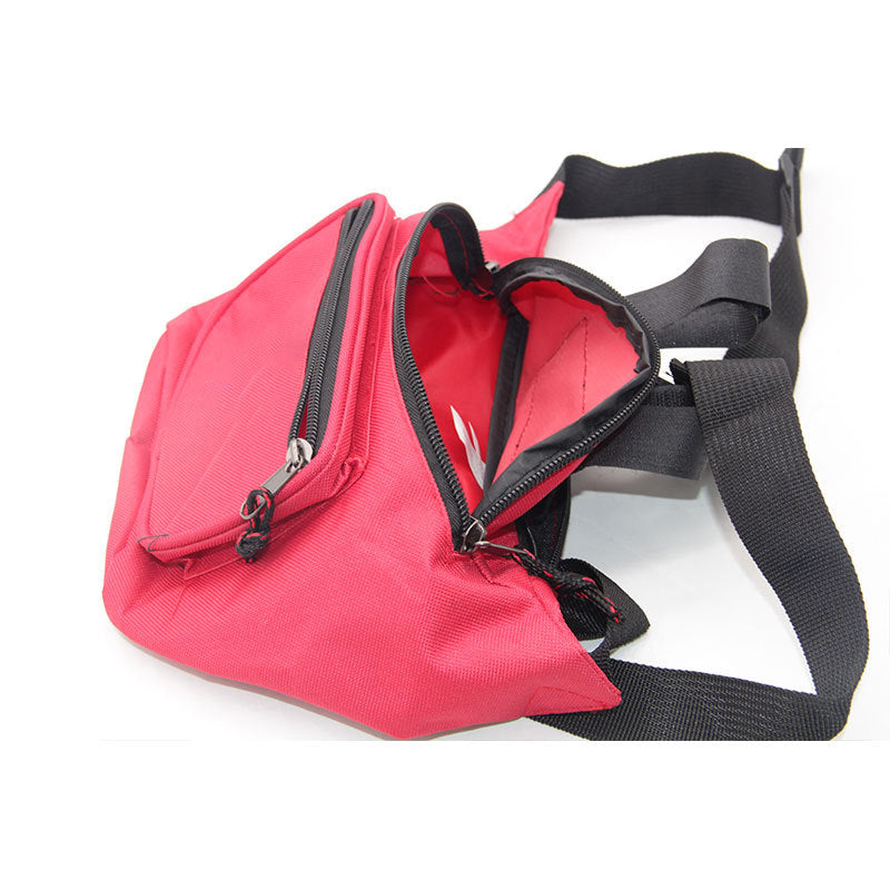 rose red sports chest bag,custom,inner